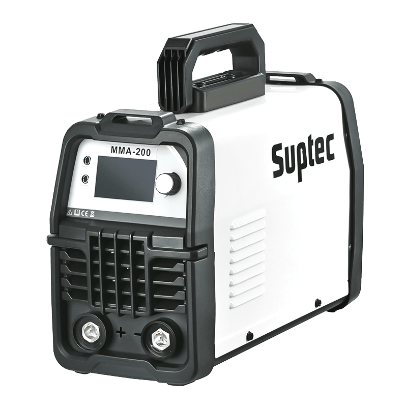 SUPTEC SYNERGIC 200A STICK WELDER 110/220 V podwójne napięcie spawarka MMA cyfrowy wyświetlacz inwerter igbt gorący start siła łuku anti stick VRD 6-funkcyjna spawarka pasuje do prętów spawalniczych 5/32 cali (4 mm)