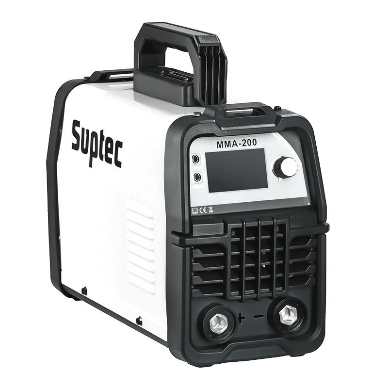 SUPTEC SYNERGIC 200A STICK WELDER 110/220 V podwójne napięcie spawarka MMA cyfrowy wyświetlacz inwerter igbt gorący start siła łuku anti stick VRD 6-funkcyjna spawarka pasuje do prętów spawalniczych 5/32 cali (4 mm)