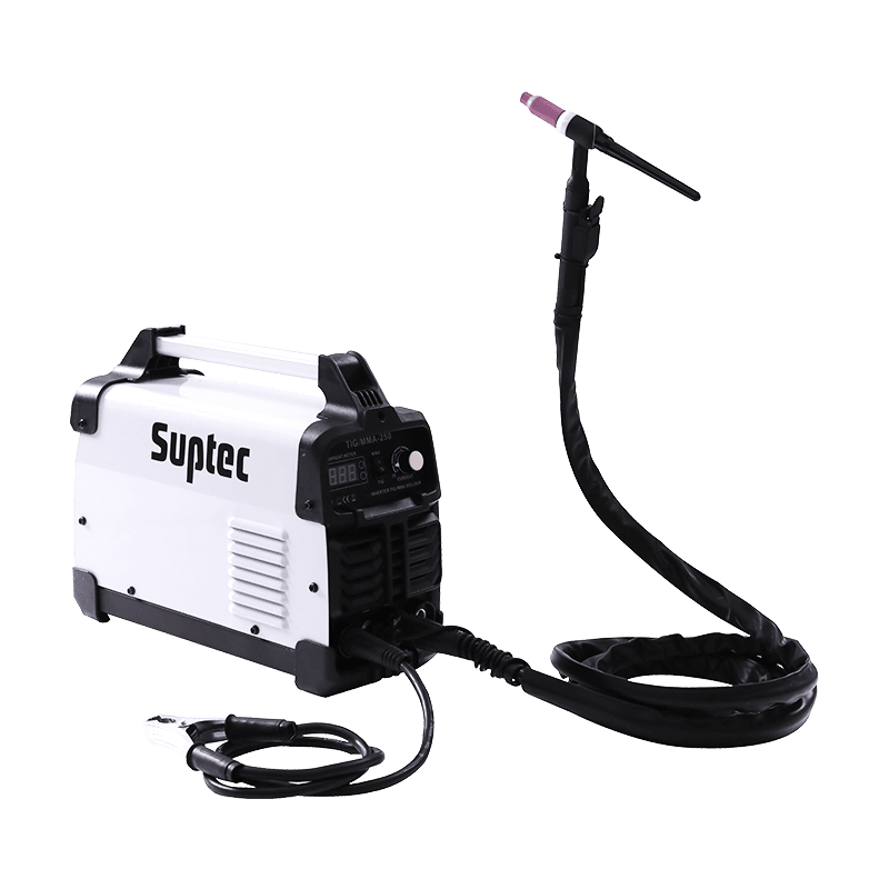 SUPTEC STICK SPAWARKA 165AMP/205MP, CYFROWY WYŚWIETLACZ PODWÓJNE NAPIĘCIE 110/220 V IGBT INVERTER AC SPAWARKA, WBUDOWANA GORĄCY START ARC FORCE PRZENOŚNA SPAWARKA MMA